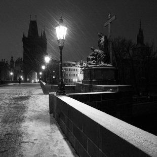 První sníh na Karlově mostě, fotografie č. 52
